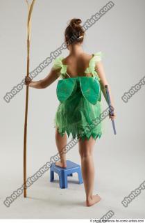 KATERINA STANDING POSE WITH SPEAR AND SWORD